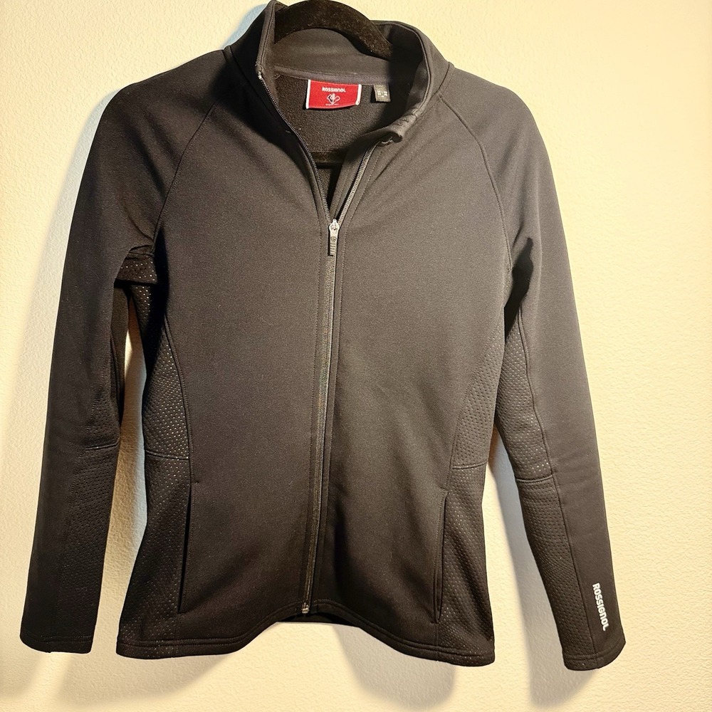 Rossignol Performance Jacket In Black - Women's Nordic Ski Layer Full Zipper
